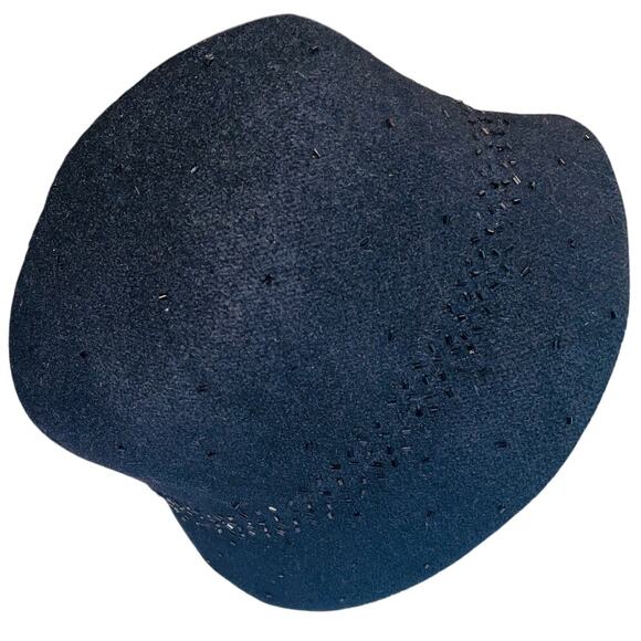 Nine West Wool Blend Bucket Hat w/ Sequin Detailing - 22 1/2 Band Size - Picture 5 of 9